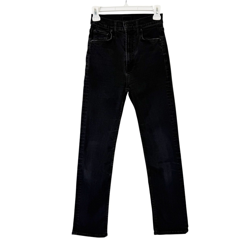 Mother High Waisted Rider Ankle Jeans Women's 25 Black - Picture 2 of 11